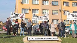 Tak wyglądały protesty mieszkańców ul. Ceramicznej.