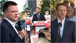 Wybory 2020. Duda liderem, Trzaskowski zyskuje, Hołownia ze stratą