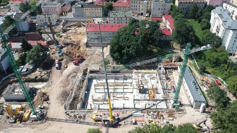 Budowa budynku szpitala klinicznego nr 1 w Lublinie