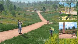 Wizualizacja przyszłego parku