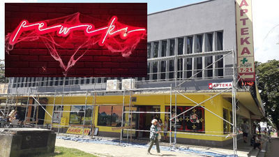Na wschodniej ścianie budynku przy ul. Centralnej zawiśnie pierwszy w mieście, nowy, gazowy neon