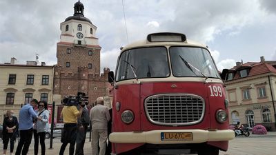 Lublin: Wsiądź, obejrzyj, dowiedz się, jak było. Zabytkowy "ogórek" dostępny do oglądania