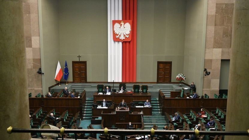 Sala posiedzeń w Sejmie