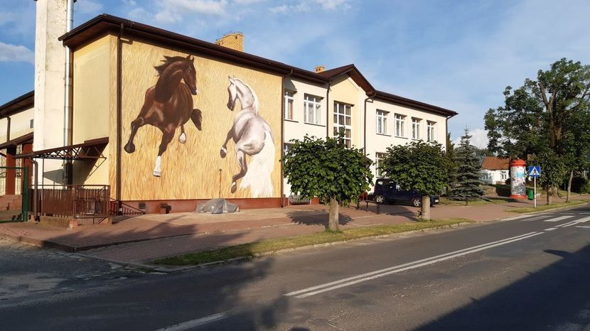 Mural w Janowie Podlaskim 