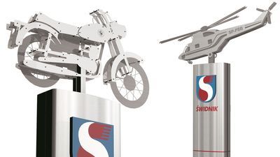 Motocykl i śmigłowiec na „Dzień dobry”. Witacze staną przy wjeździe do Świdnika