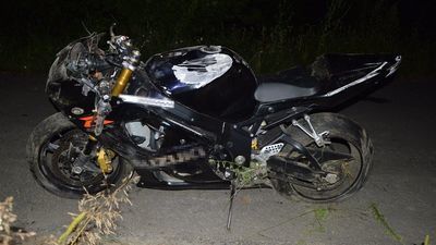 Chotyłów: Motocyklista na zakręcie wypadł z drogi