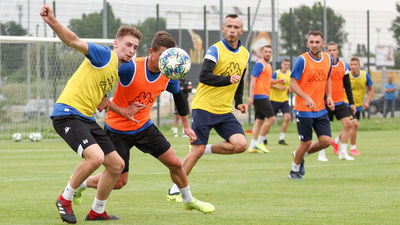 Podczas środowego treningu trener Mirosław Hajdo miał do dyspozycji 22 zawodników