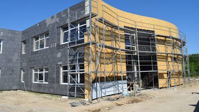 Postępy prac przy kolejnych obiektach centrum