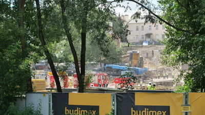 Akcja straży pożarnej na terenie SPSK1