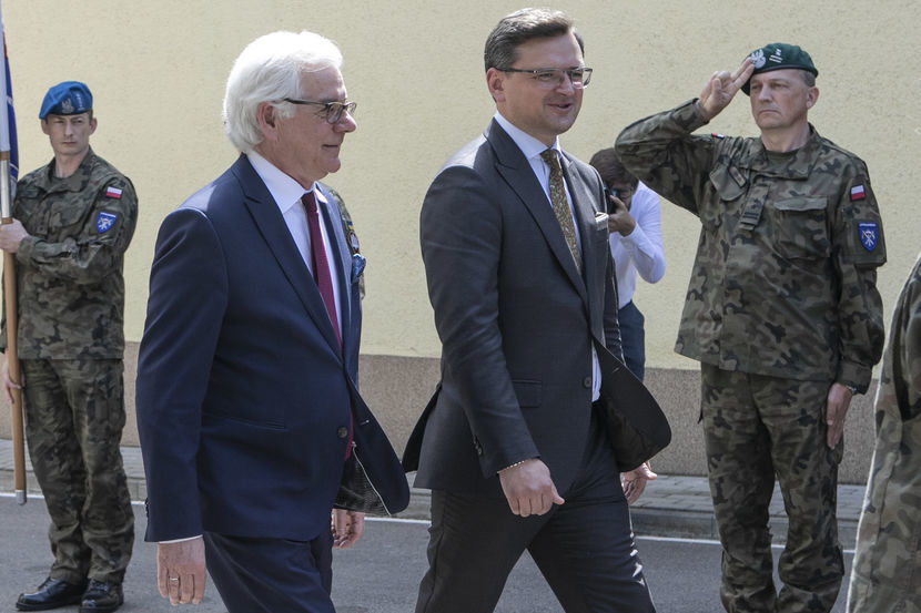 Wizyta szefów MSZ w brygadzie wojskowej w Lublinie