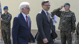 Wizyta szefów MSZ w brygadzie wojskowej w Lublinie