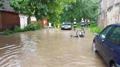 Zalane ulice Nałęczowa