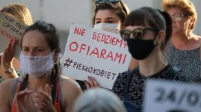 Manifestacja w centrum Lublina zgromadziła ok. 70 osób. 