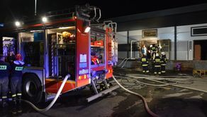 Pożar przy ul. Lipowej w Zamościu