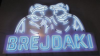 Z 13 projektów, które powstały podczas ubiegłorocznej edycji wydarzenia, realizacji doczekał się tylko neon „Brejdaki” Tomasza Pieńczaka. Można go zobaczyć na kamienicy przy Zamojskiej 