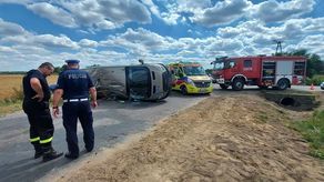 Do wypadku doszło w piątek, po godz. 13. 