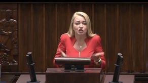 Marta Wcisło w Sejmie, kadr z filmu