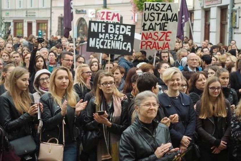 Czarny Protest w Lublinie w 2016 roku