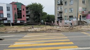 Lublin: Jak dofrunąć na ul. Żołnierską? Jezdnia jest rozkopana, a przejście zagradza taśma