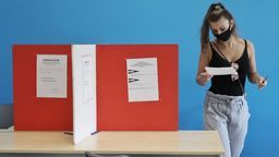 Głosowanie w komisji przy ul. Wróblej w Lublinie