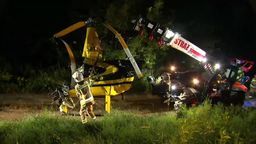 Instruktor z kursantką spadli do Wisły. Wypadek helikoptera pod Warszawą