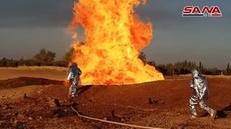 Eksplozja rurociągu gazowego w Syrii. W całym kraju nie było prądu [wideo]