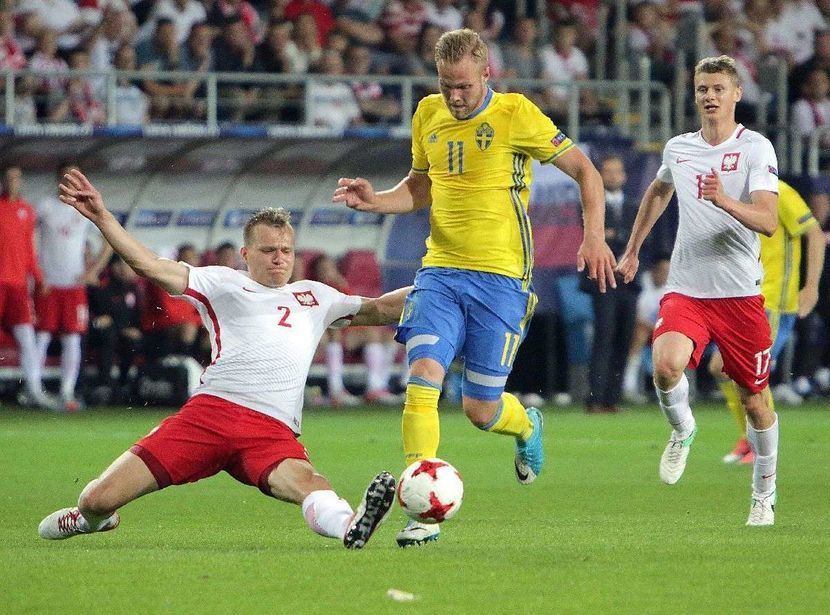 Mecz Polski ze Szwecją na Mistrzostwach Europy UEFA Euro U-21 w Lublinie w 2017 roku.