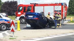 Lublin. Dachowanie na skrzyżowaniu Zana i Nadbystrzyckiej [zdjęcia]
