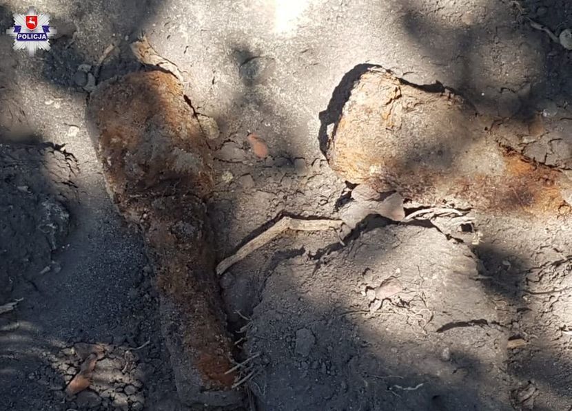 Niewybuchy granatów ręcznych z czasów II wojny światowej znalezione zostały podczas prac ziemnych w Białej Podlaskiej
