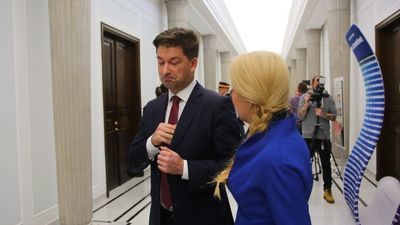Sylwester Tułajew z PiS i Marta Wcisło z KO w Sejmie