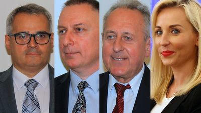 Od lewej: Andrzej Mitruczuk z nieruchomościami wartymi ponad milion zł, Paweł Gajek - najbogatszy radny, Stanisław Wójcicki - właściciel największej ilości akcji oraz Ilona Duda z najniższym dochodem wśród powiatowych samorządowców