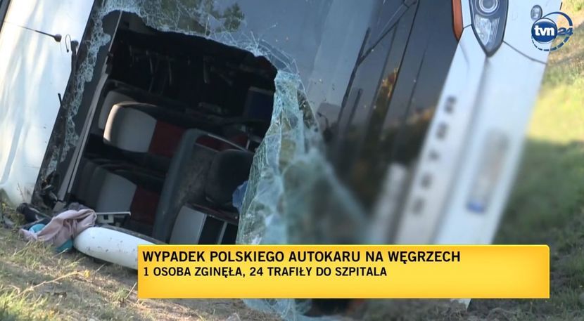 Wypadek polskiego autokary na Węgrzech