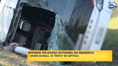 Wypadek polskiego autokary na Węgrzech