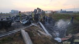 Wypadek ciężarówki na obwodnicy Lublina