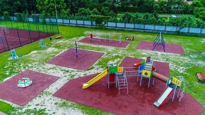 W ramach budżetu obywatelskiego powstał m.in. ten plac zabaw przy ZSO nr 3 przy ulicy Narutowicza/  