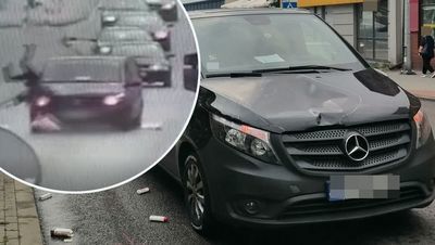 Lubelskie. Weszła na jezdnię wprost pod rozpędzony karawan. Jest nagranie