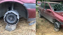 Lubelskie. Jechał drogą ekspresową bez jednej opony. Jak to możliwe?