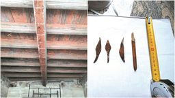 Lublin: Skąd się wzięły groty strzał w stropie kamienicy przy Rynku 6