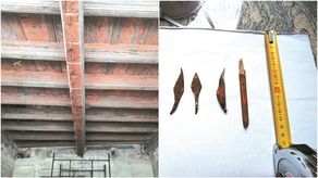 Lublin: Skąd się wzięły groty strzał w stropie kamienicy przy Rynku 6