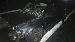 Dwa skasowane auta po wypadku na obwodnicy Lubartowa