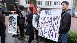 Dzika puszcza, a nie plantacja desek. Pikieta "Nie oddamy Bieszczad piłom!" w Lublinie [zdjęcia]