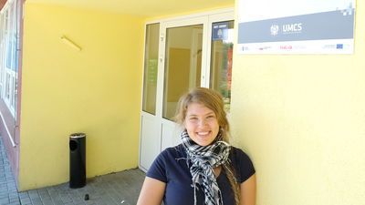 – Na razie sama mieszkam w całym segmencie, bo w sąsiednich pokojach jeszcze nikt nie został zakwaterowany – mówi Julia Jarosik z Krakowa