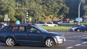 Lublin: Nie działa sygnalizacja świetlna na uczęszczanym rondzie. Tworzą się korki