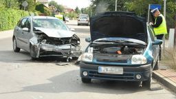 Wypadek w Zamościu. Kierowca zignorował znak STOP