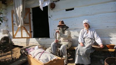 Drewniana chata została zbudowana w 1789 roku. Zagrodę z Brzezin wreszcie można zwiedzać