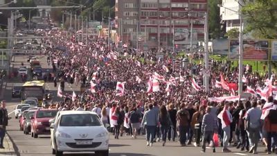 150 tys. ludzi w marszu przeciwko Łukaszence. Protesty na Białorusi nie słabną
