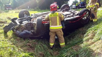 Chciał skręcić w leśną dróżkę. Alkohol we krwi pokrzyżował jego plany