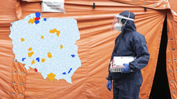 Lubelskie: Jeden z powiatów „niebieski”. Grożą dodatkowe obostrzenia