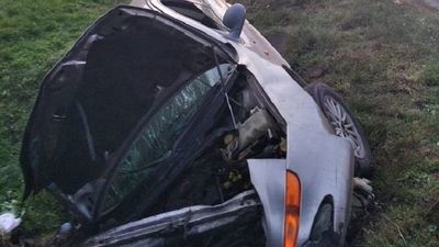 Ukrainiec wziął chryslera na jazdę próbną. Po pijanemu wjechał nim do rowu