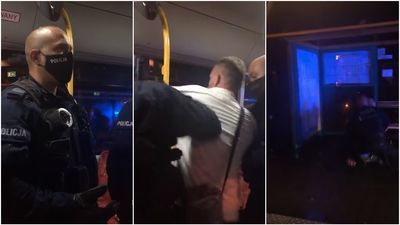 Wyrzucony z autobusu, bo wsiadł z elektryczną hulajnogą? Policja: Był poszukiwany [wideo]